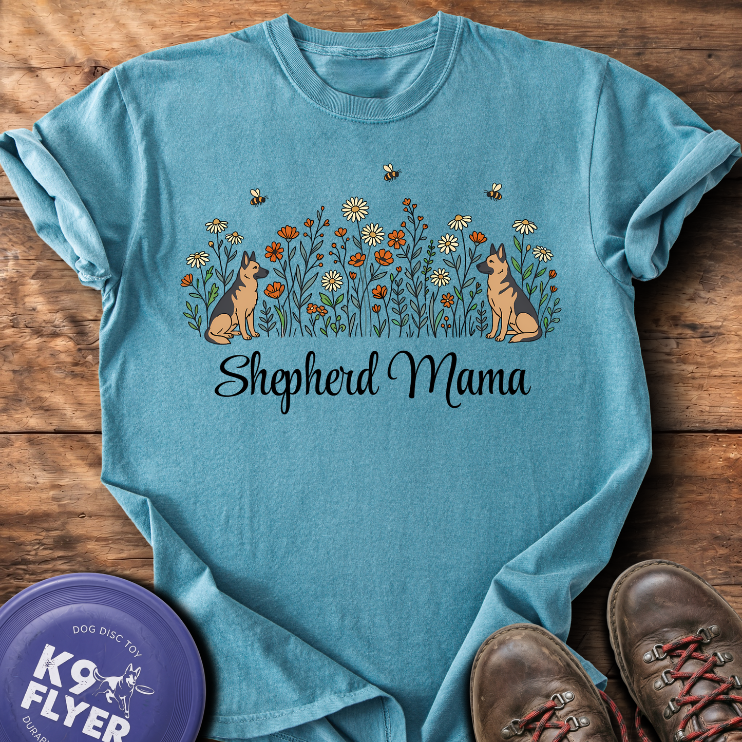 0129 Shepherd Mama - IceBlue