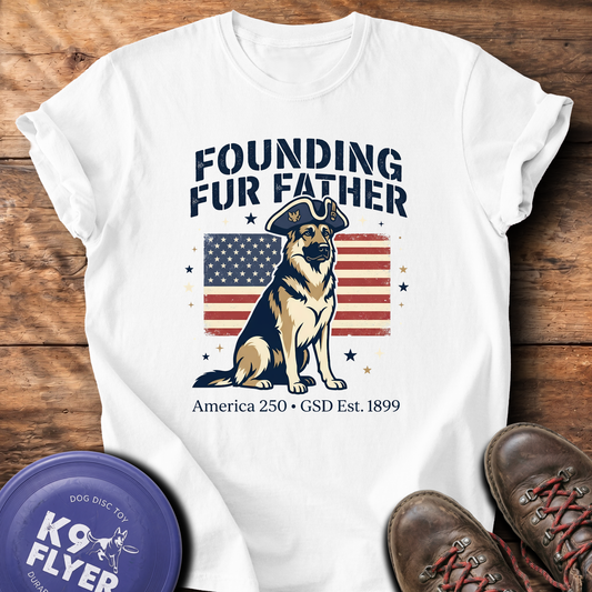 0104 Founding Fur Father - White