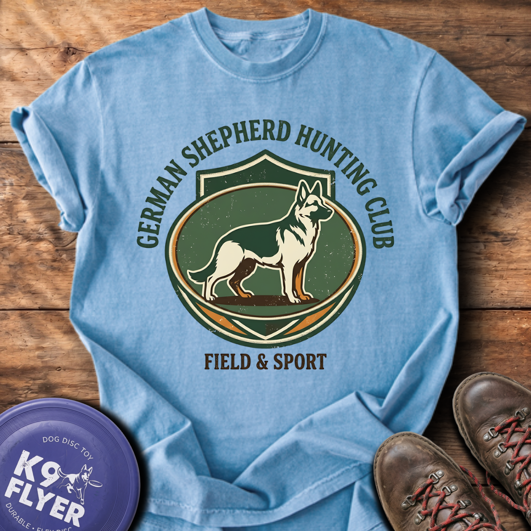 Shepherd Hunting Club T-Shirt - Washed Denim