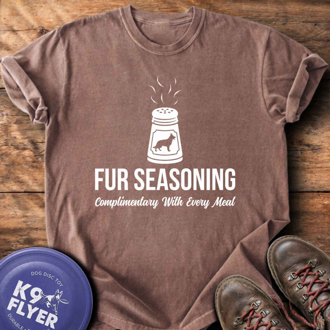 Fur Seasoning T-Shirt - Espresso