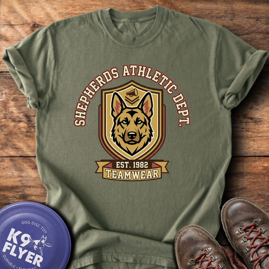 Shepherds Athletic Dept T-Shirt - Sage