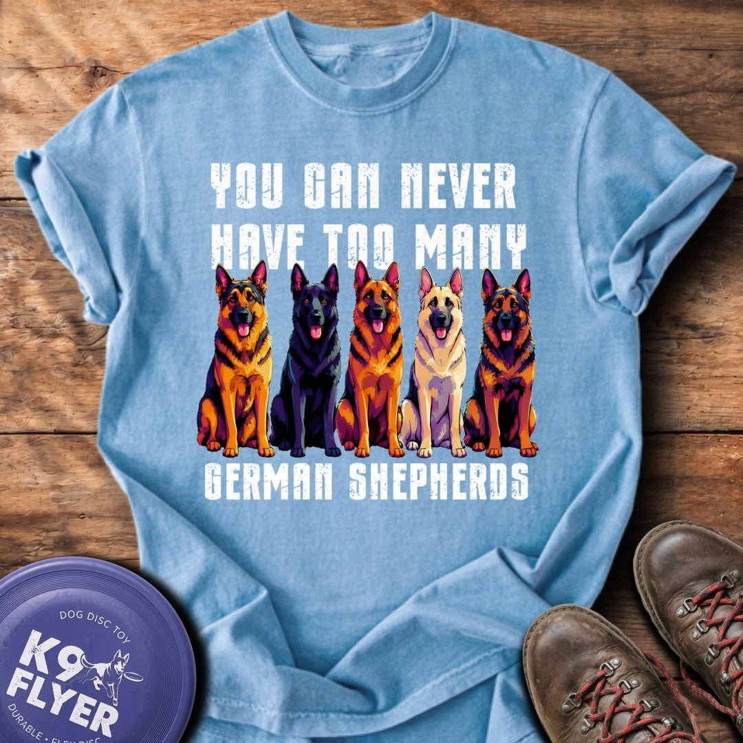 0013 Too Many German Shepherds - Washed Denim
