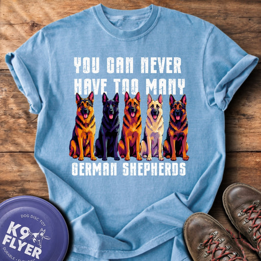 0013 Too Many German Shepherds - Washed Denim