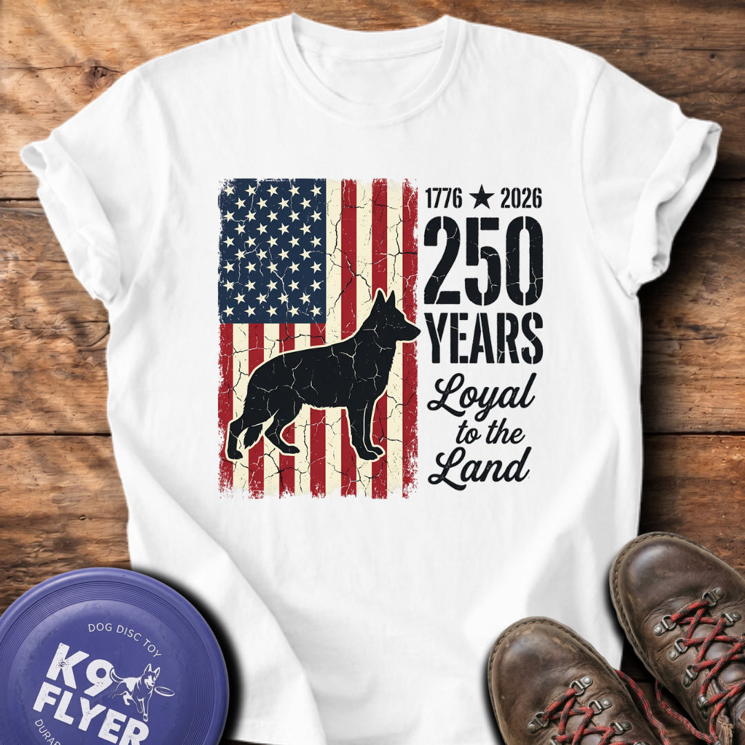 Loyal To The Land Flag T-Shirt - White