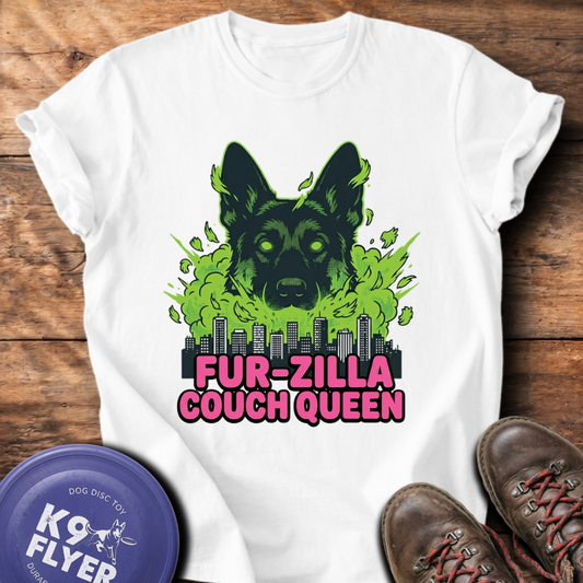 Fur-Zilla T-Shirt - White