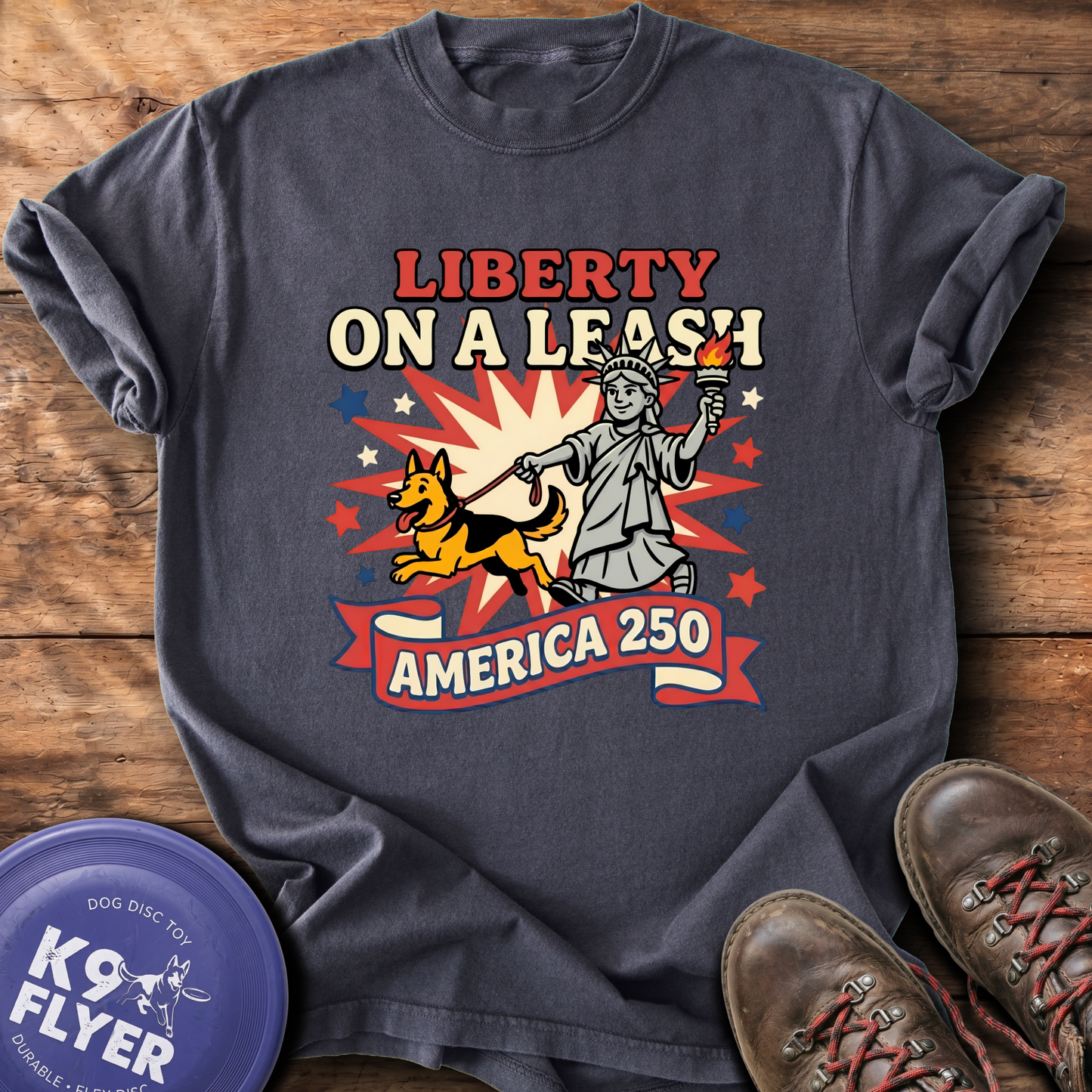 0114 Liberty On A Leash - Graphite