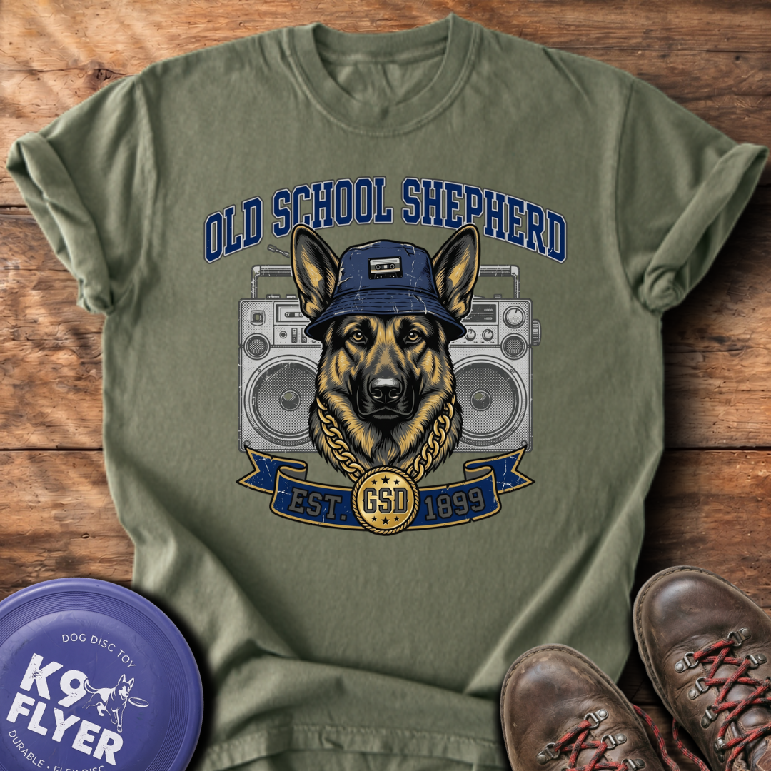 Old School Shepherd T-Shirt - Sage