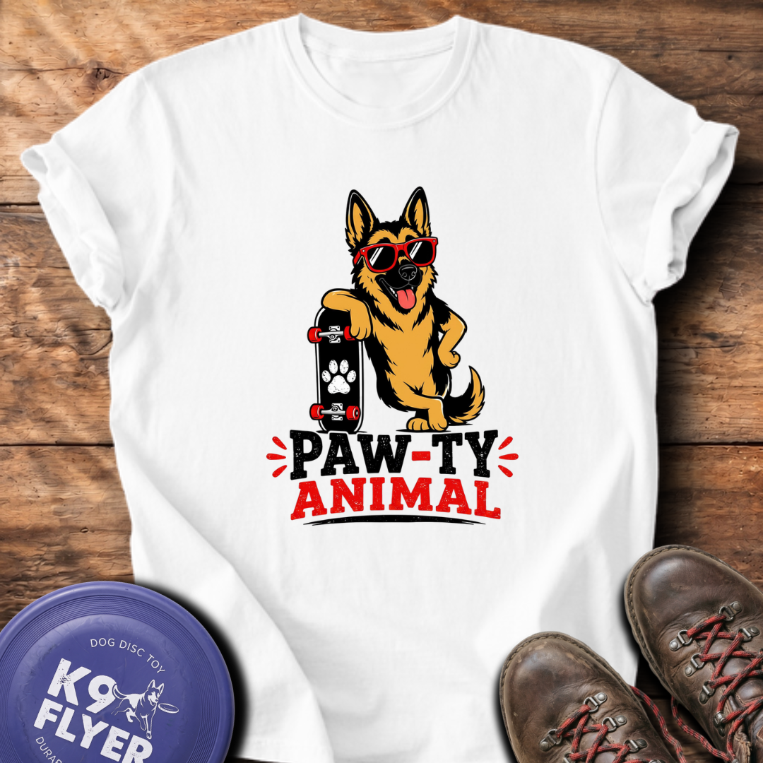 Pawty Animal T-Shirt - White