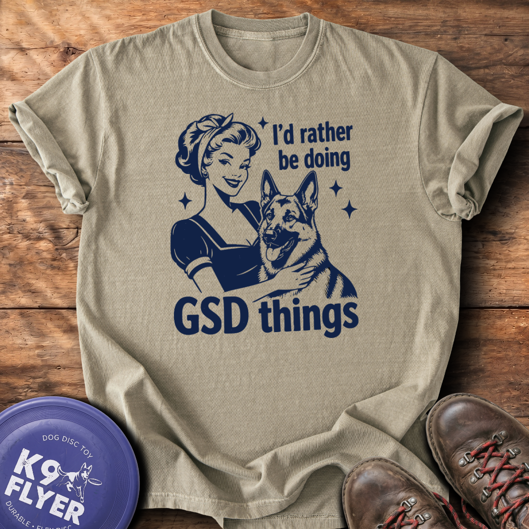 0003 I'd Rather Be Doing GSD Things - Khaki mockup