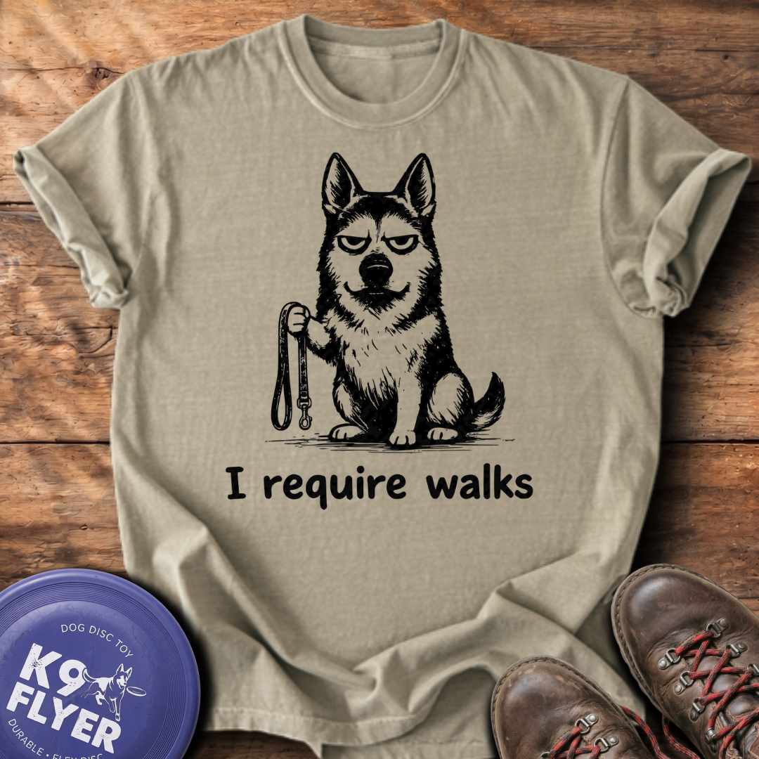 0004 I Require Walks - Khaki mockup (corrected placement)