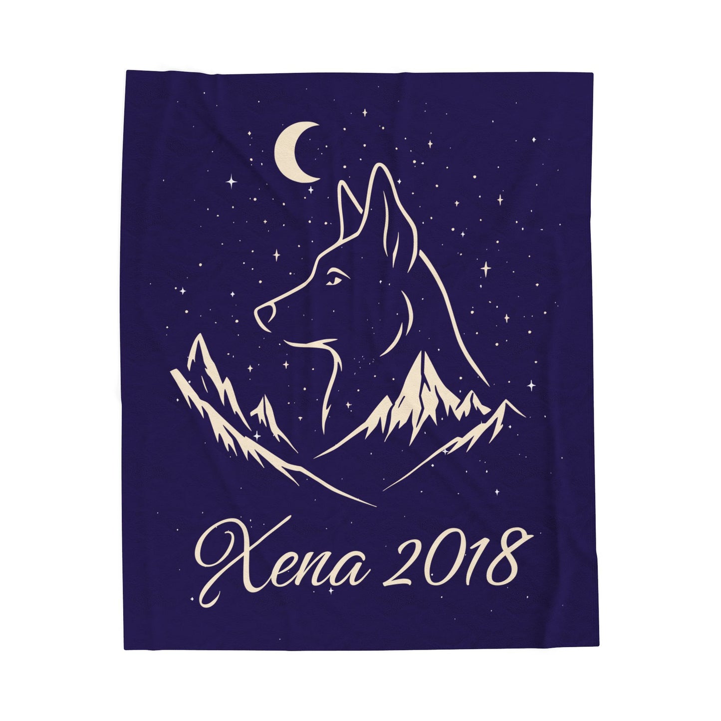 Under the Stars Velveteen Plush Blanket