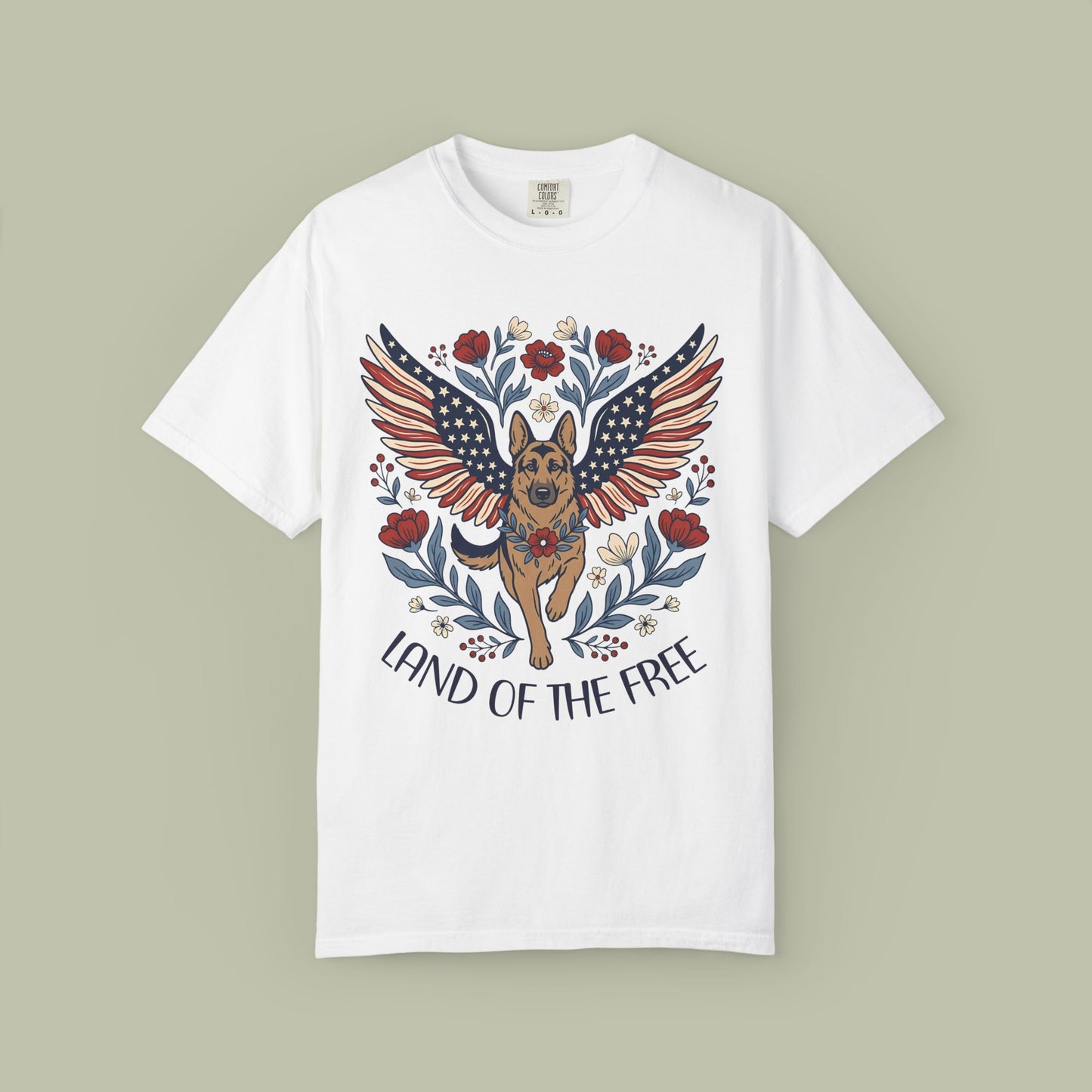 Land Of The Free GSD T-Shirt