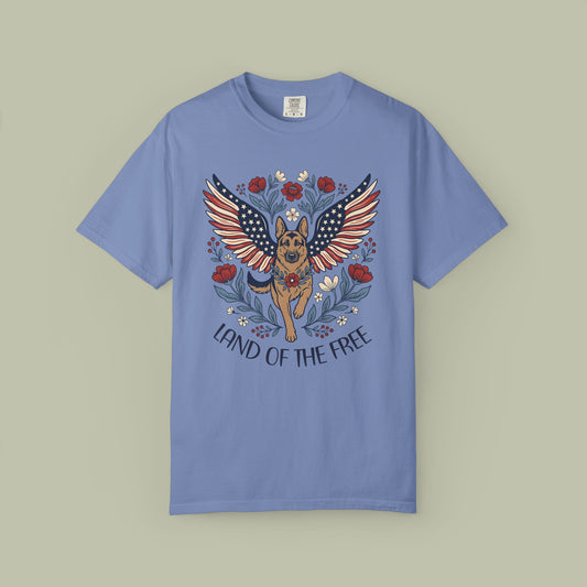 Land Of The Free GSD T-Shirt