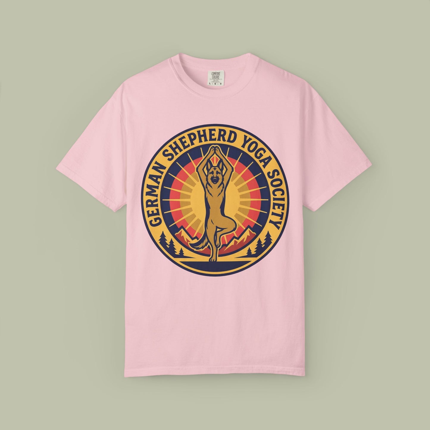 German Shepherd Yoga Society T-Shirt