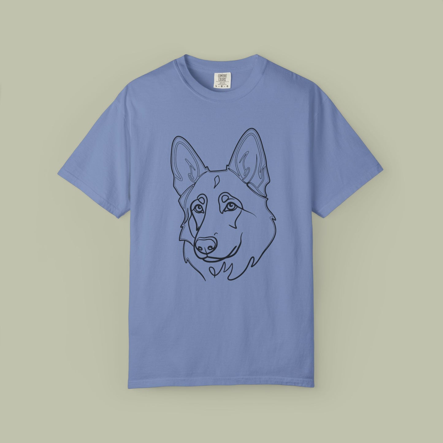 GSD Line Portrait T-Shirt
