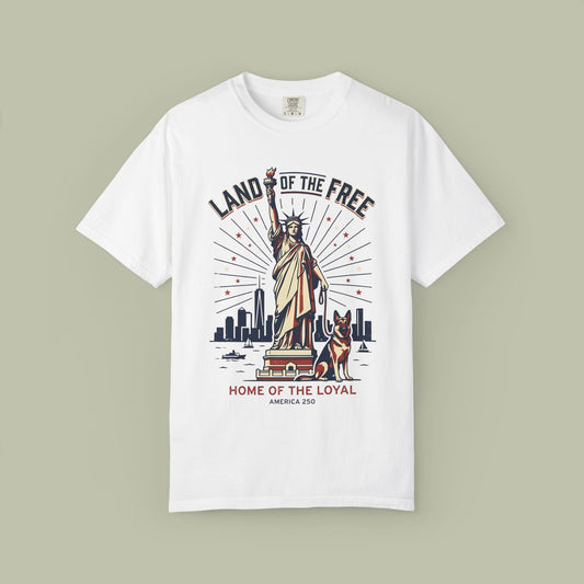 Statue of Liberty & German Shepherd T-Shirt