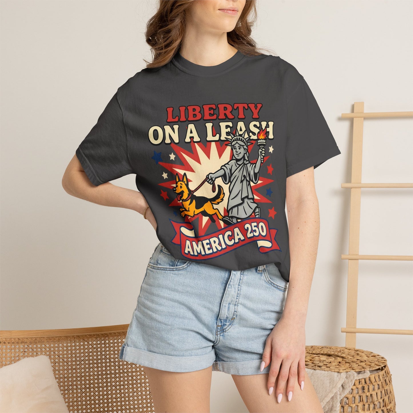 Liberty On A Leash T-Shirt