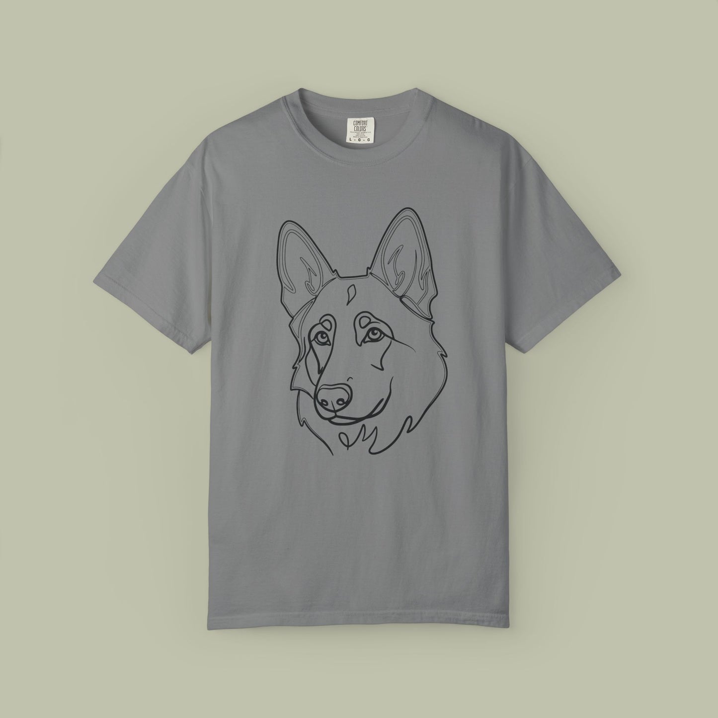 GSD Line Portrait T-Shirt