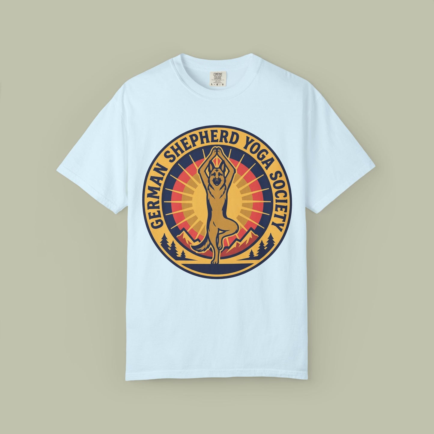 German Shepherd Yoga Society T-Shirt