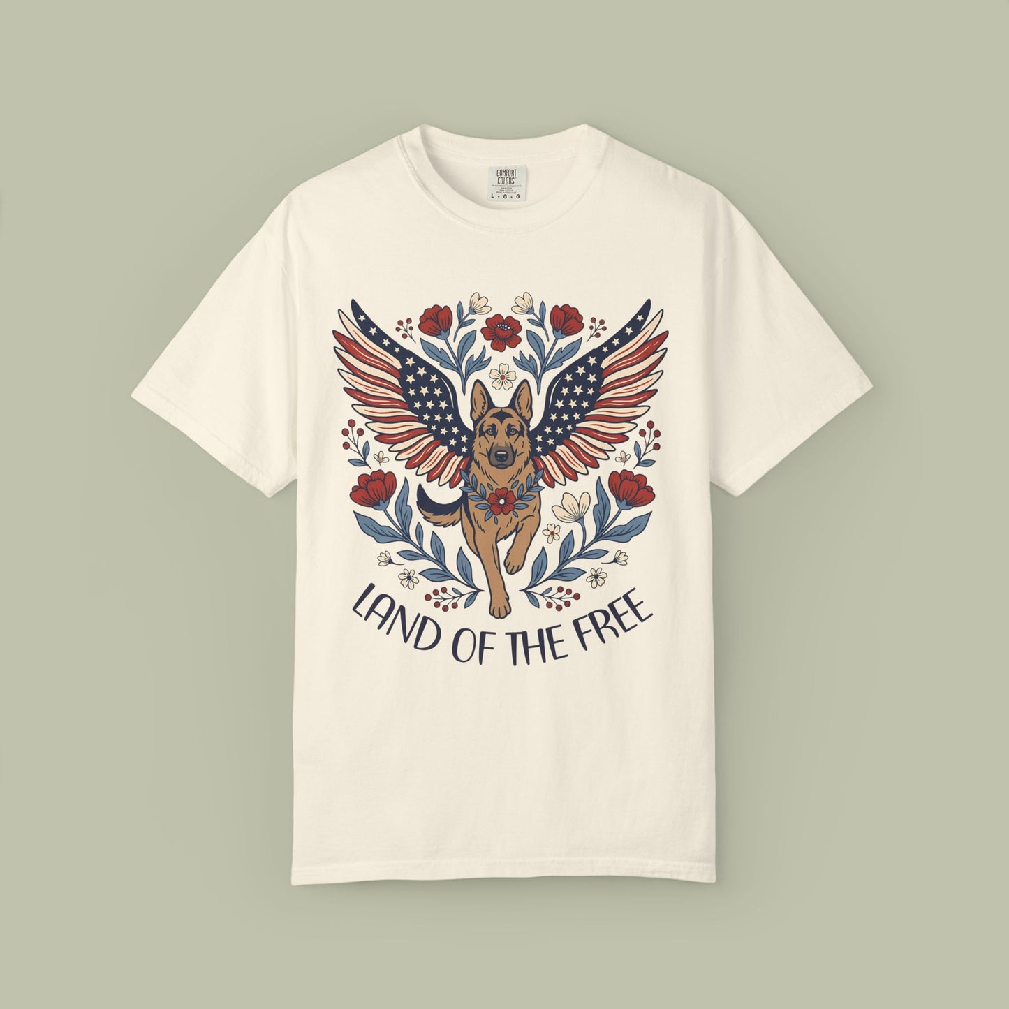 Land Of The Free GSD T-Shirt