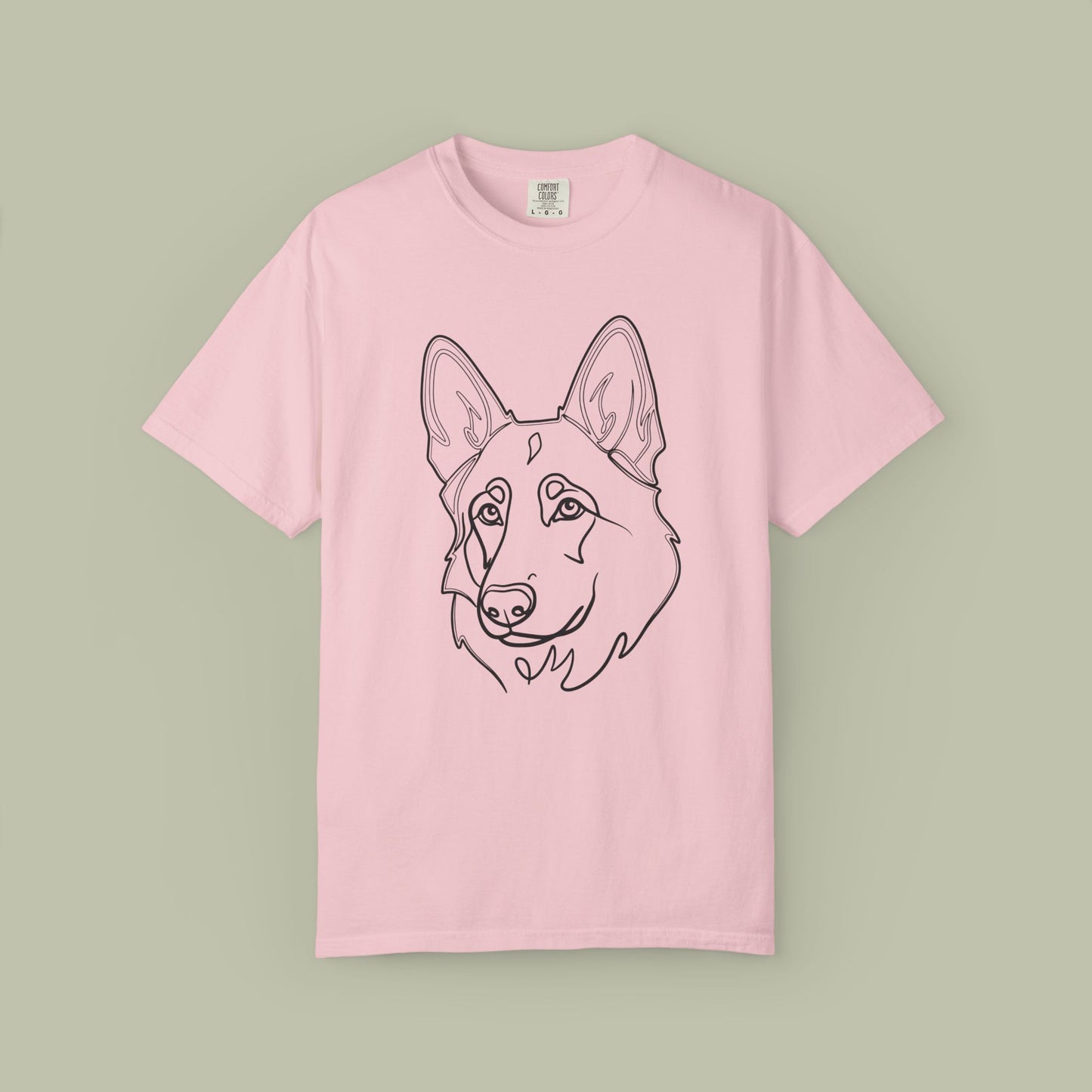 GSD Line Portrait T-Shirt