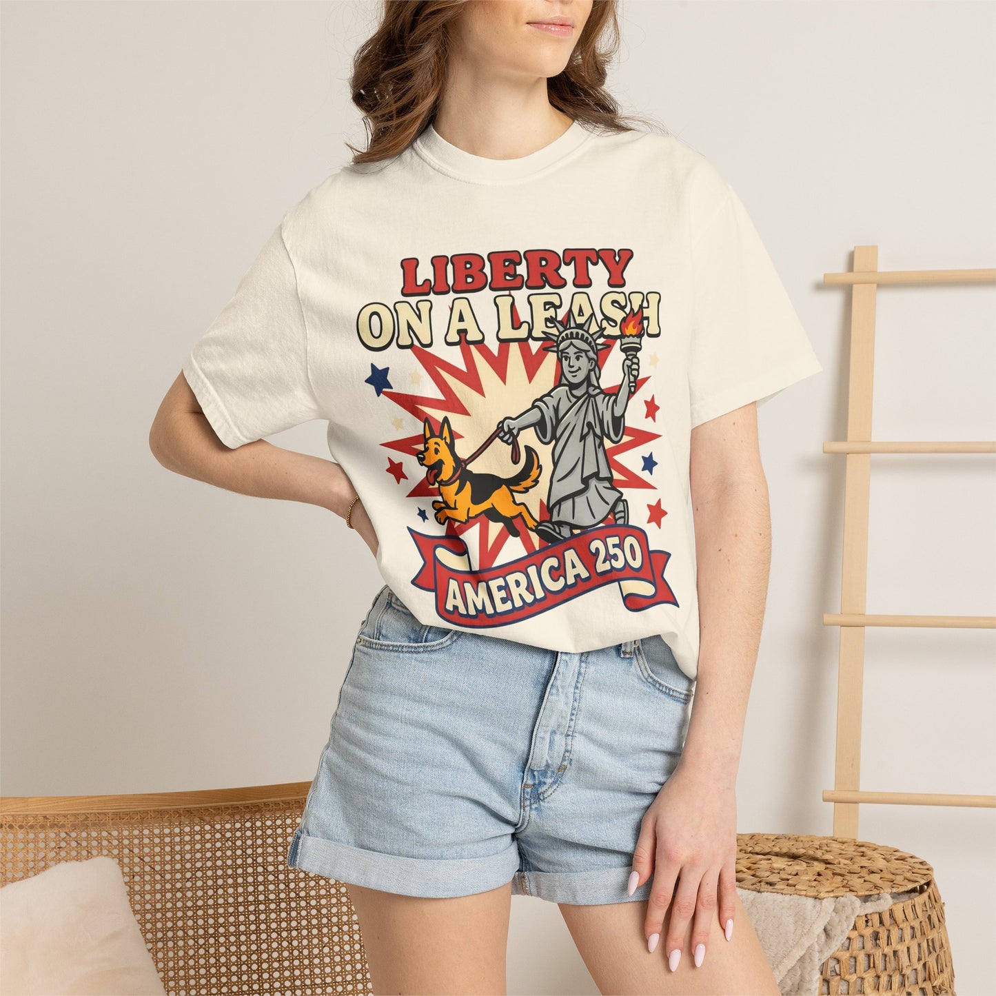 Liberty On A Leash T-Shirt