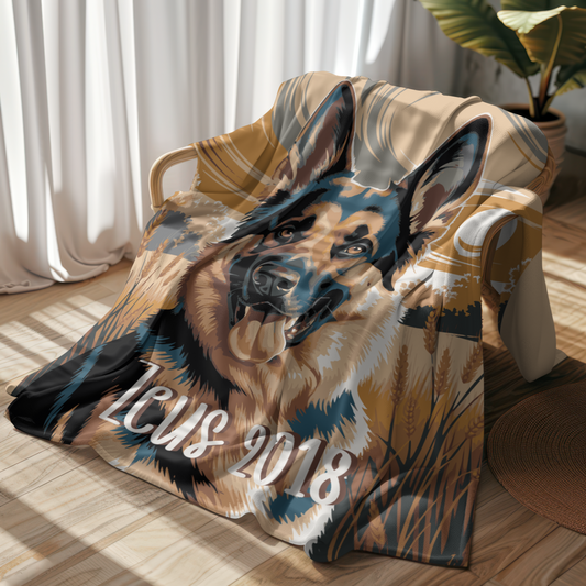 Golden Fields Sherpa Blanket