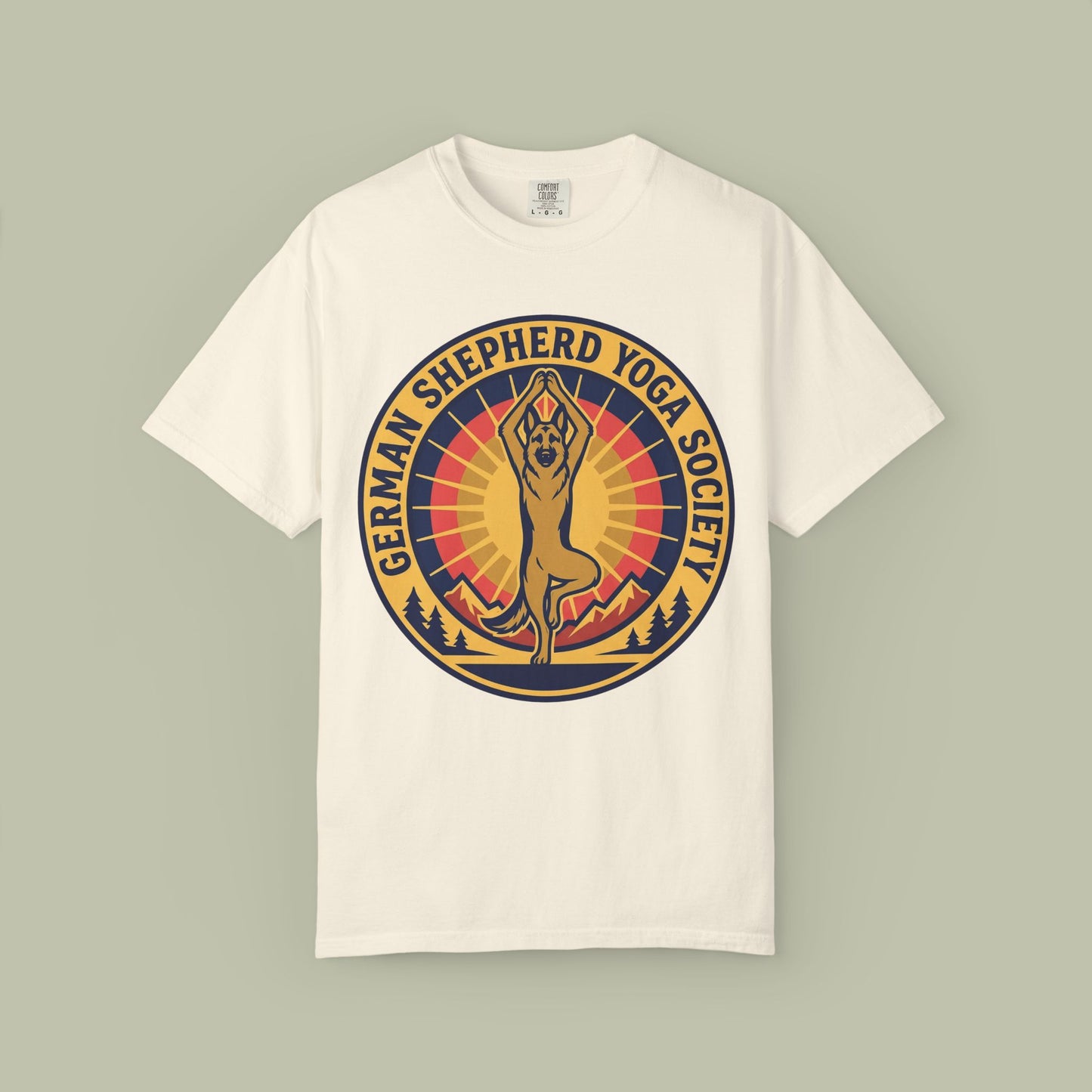 German Shepherd Yoga Society T-Shirt