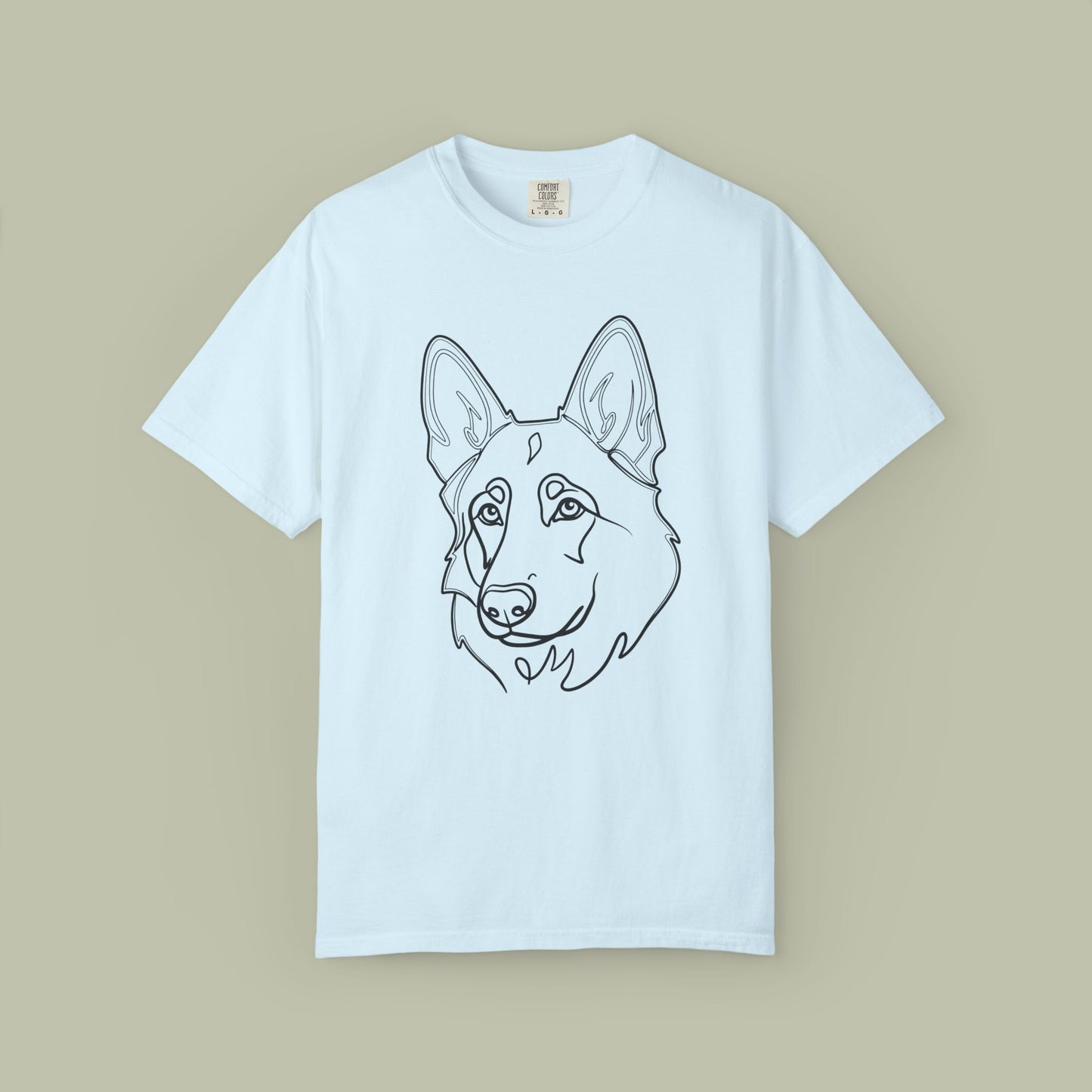 GSD Line Portrait T-Shirt