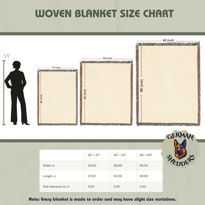 🐾 GOLDEN FIELDS – WOVEN TAPESTRY BLANKET