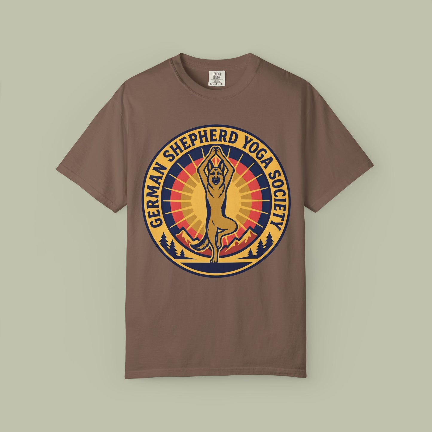 German Shepherd Yoga Society T-Shirt