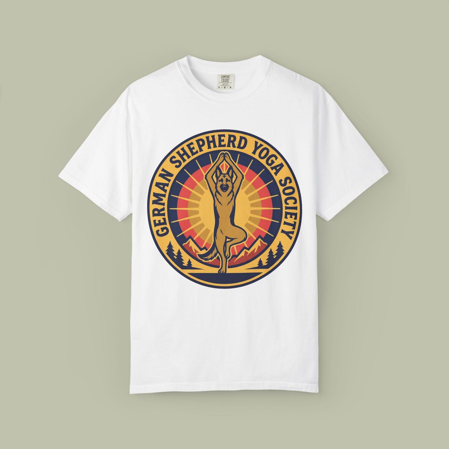 German Shepherd Yoga Society T-Shirt