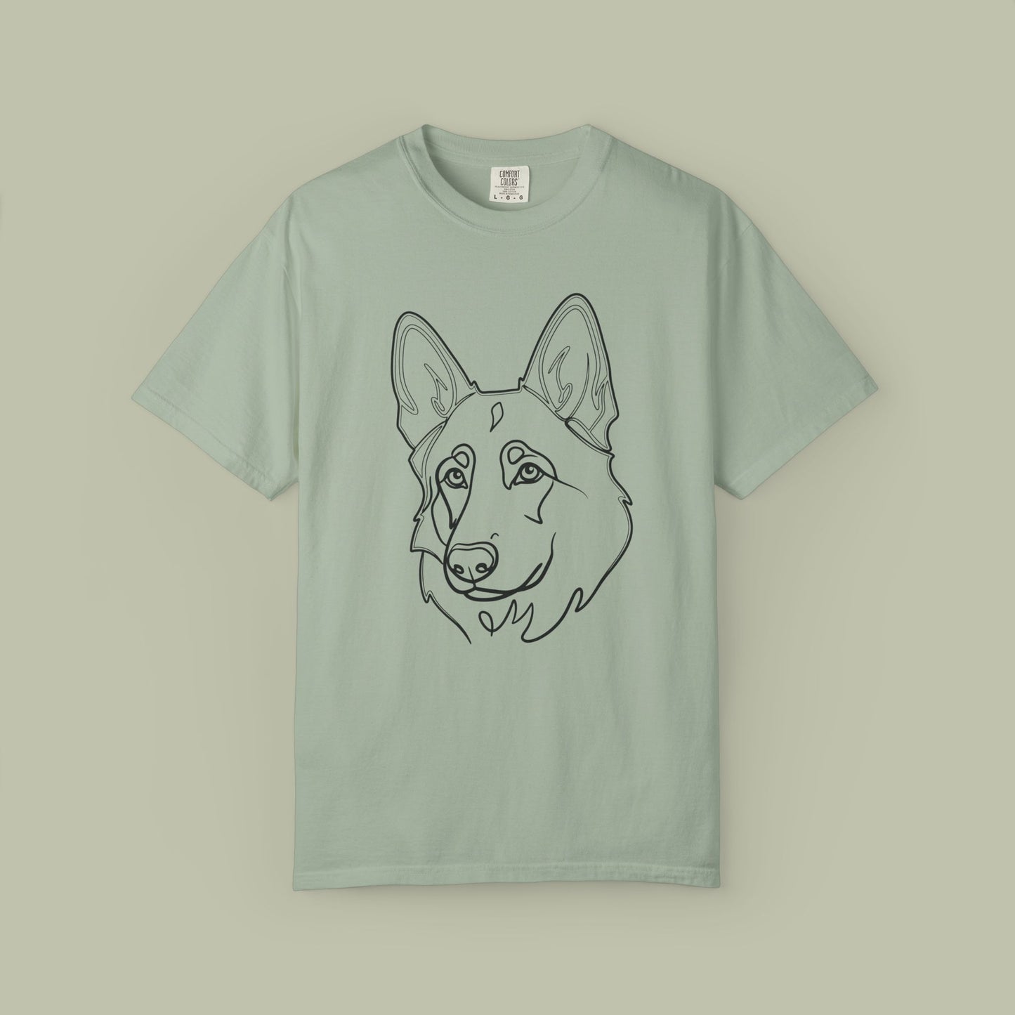 GSD Line Portrait T-Shirt