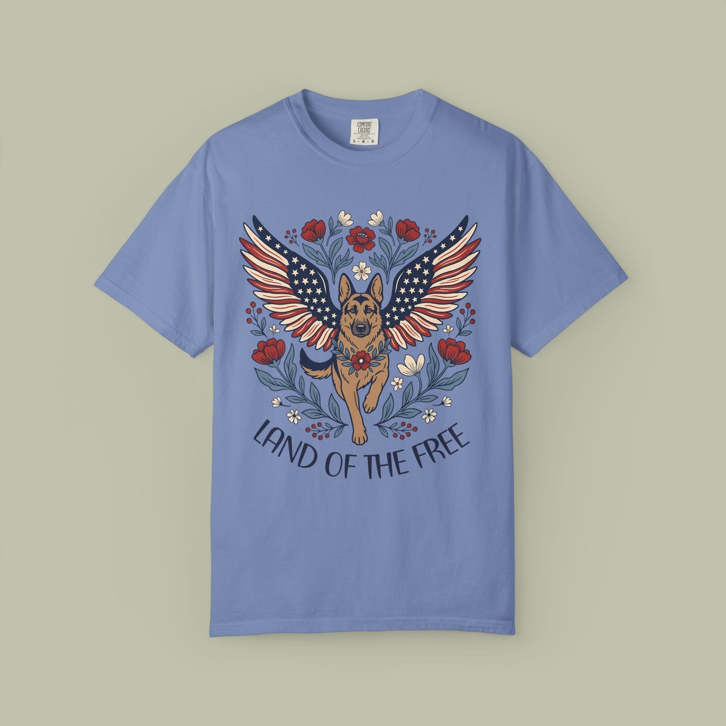 Land Of The Free GSD T-Shirt