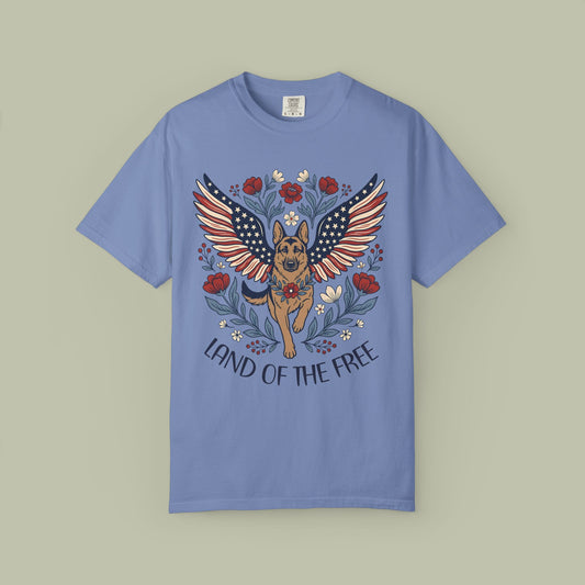 Land Of The Free GSD T-Shirt