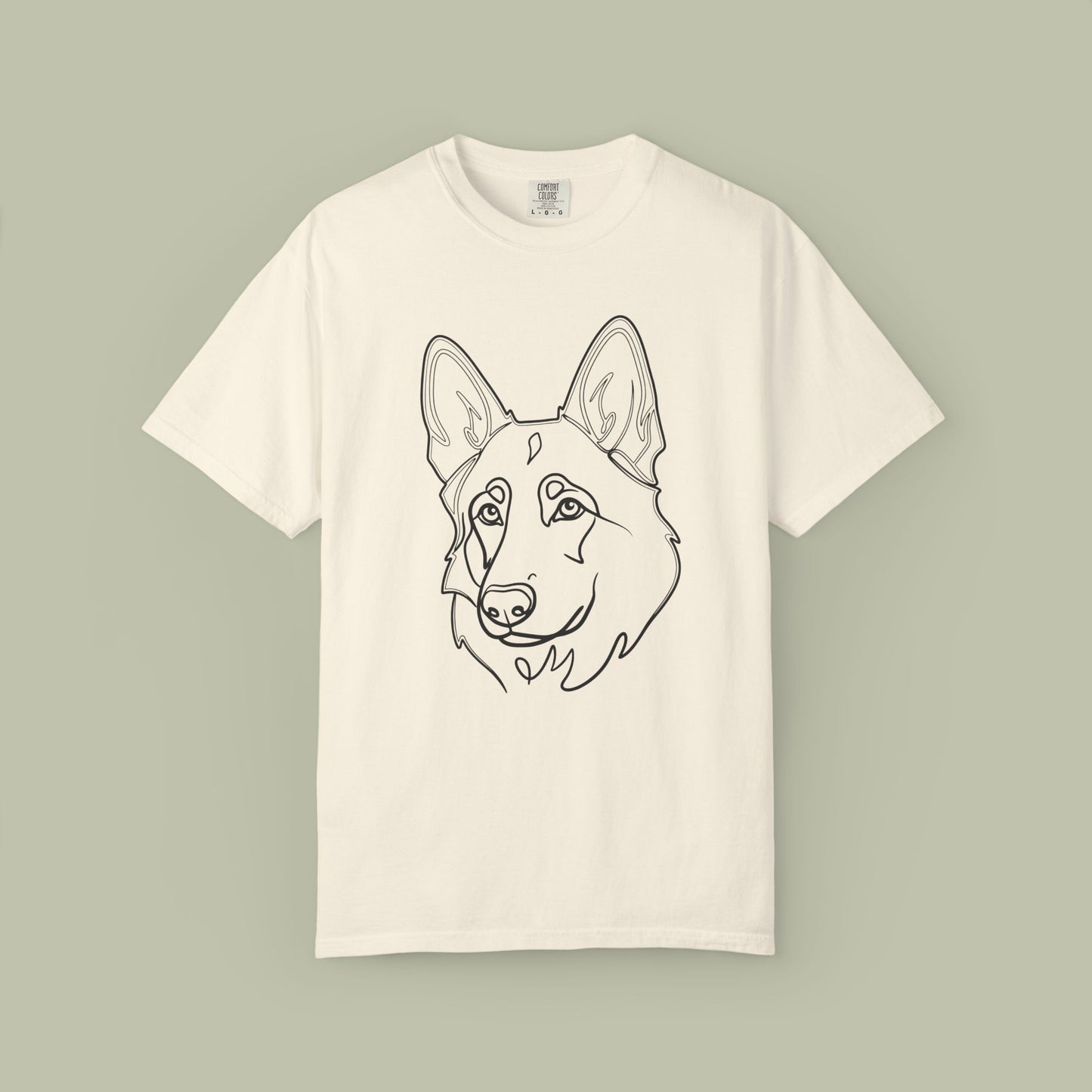 GSD Line Portrait T-Shirt