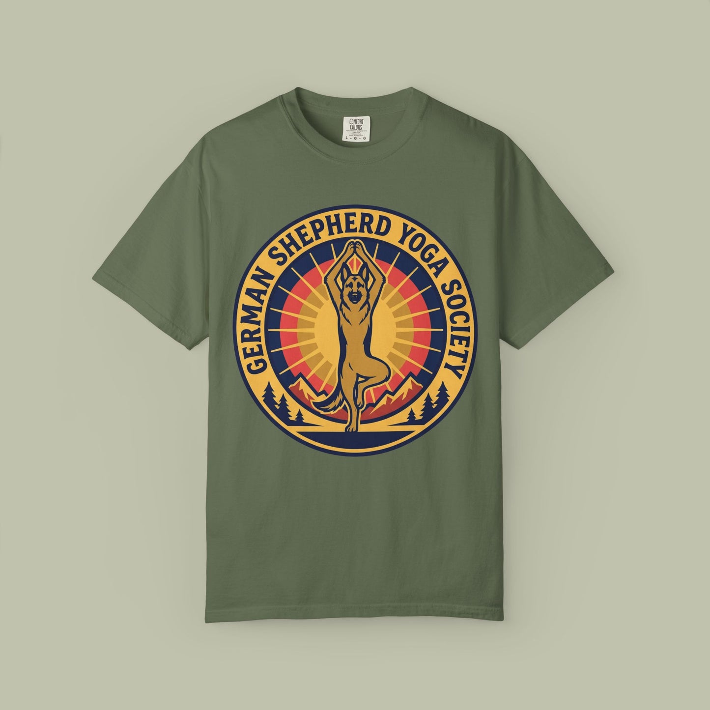 German Shepherd Yoga Society T-Shirt