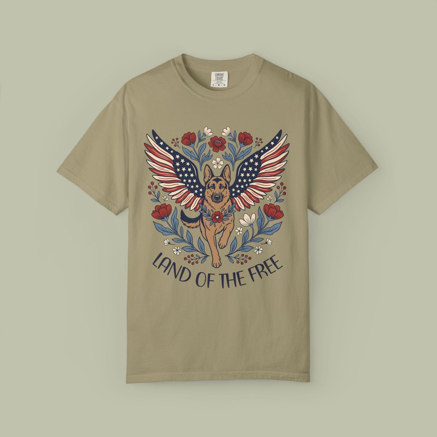 Land Of The Free GSD T-Shirt
