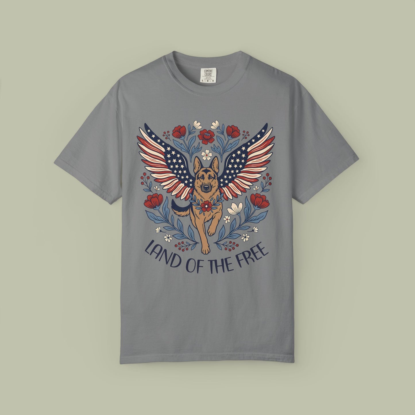 Land Of The Free GSD T-Shirt