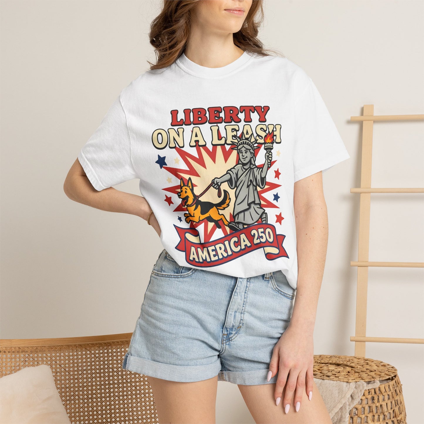 Liberty On A Leash T-Shirt