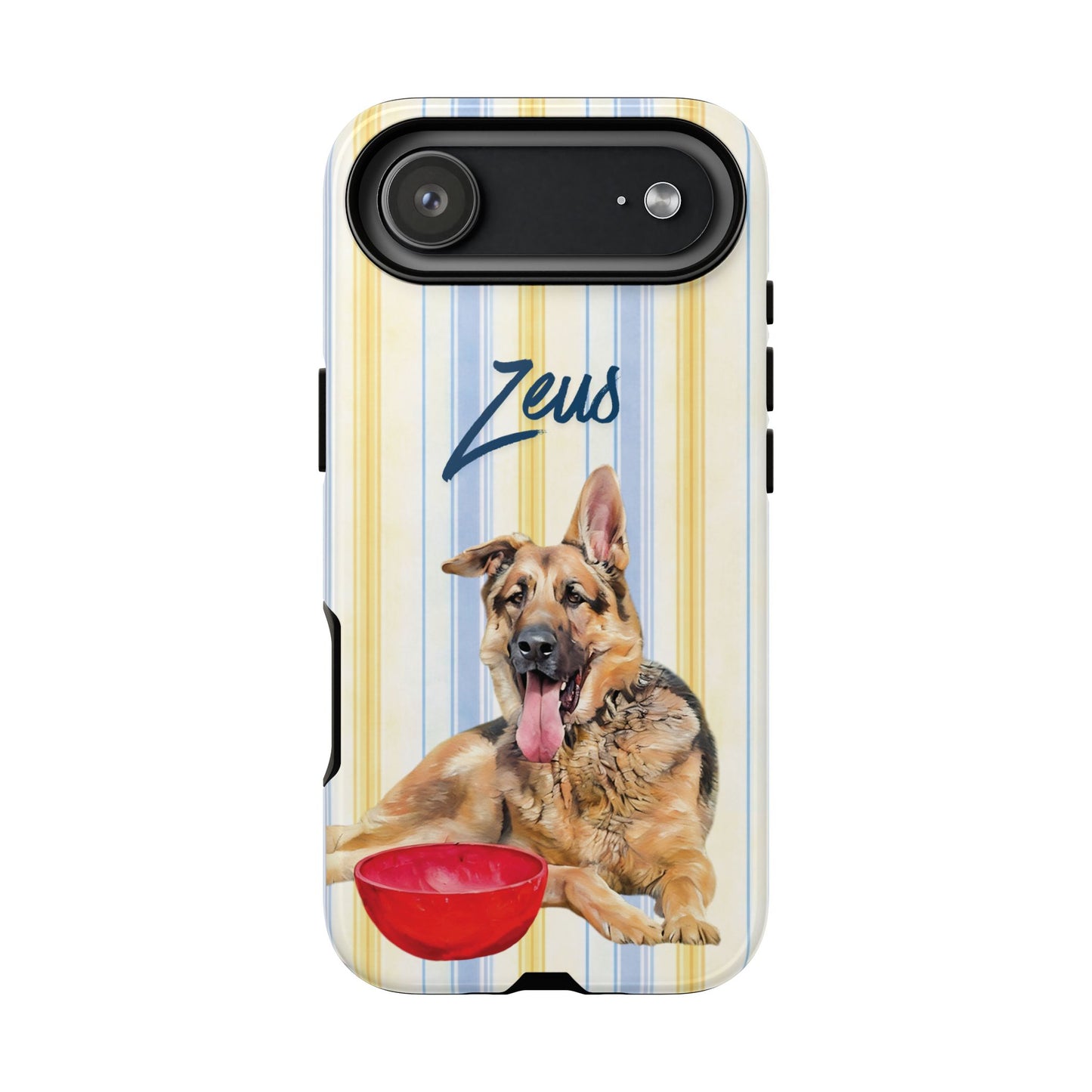 Your German Shepherd, Turned Into Art — On a Phone Case