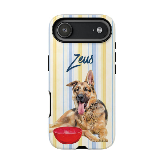 Your German Shepherd, Turned Into Art — On a Phone Case