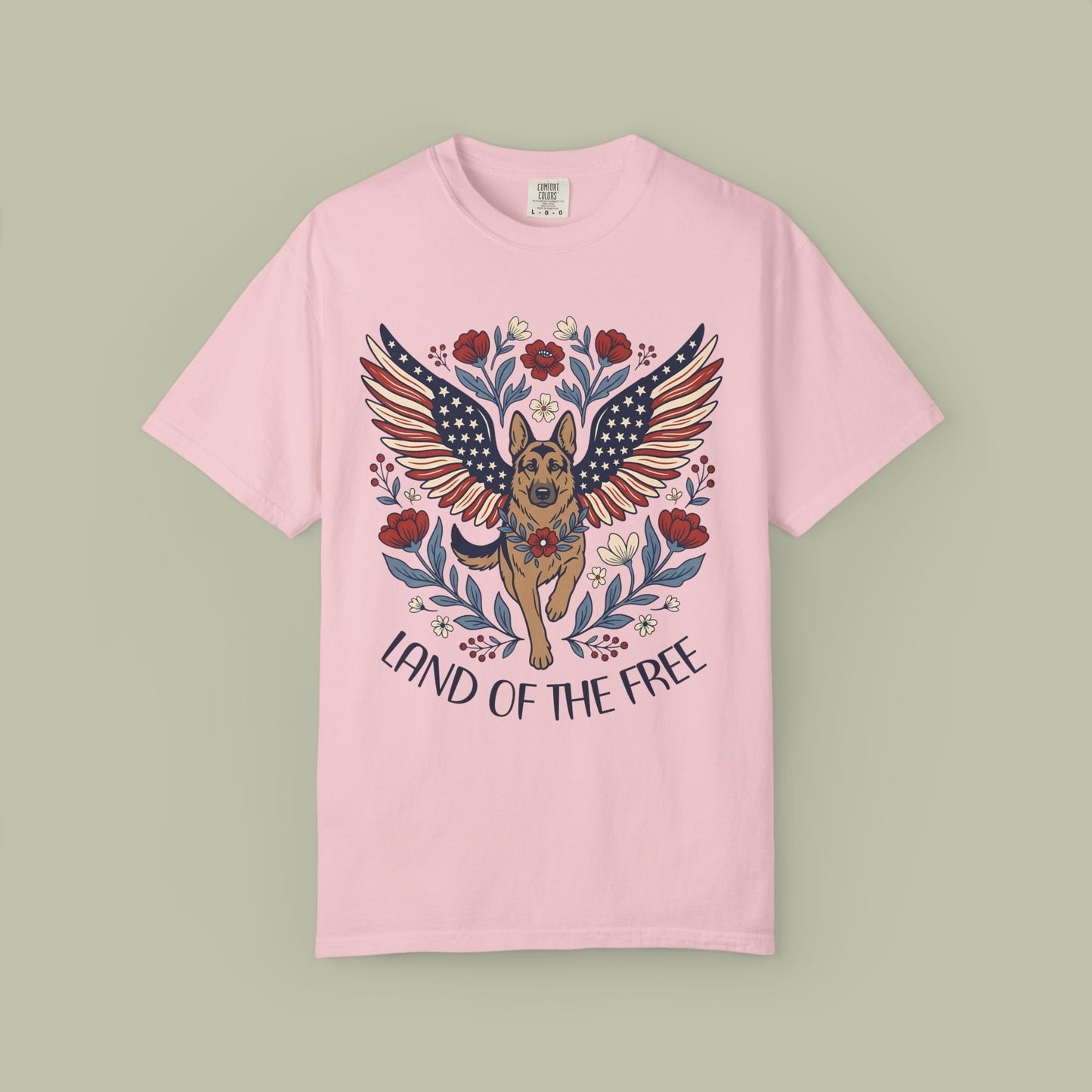 Land Of The Free GSD T-Shirt