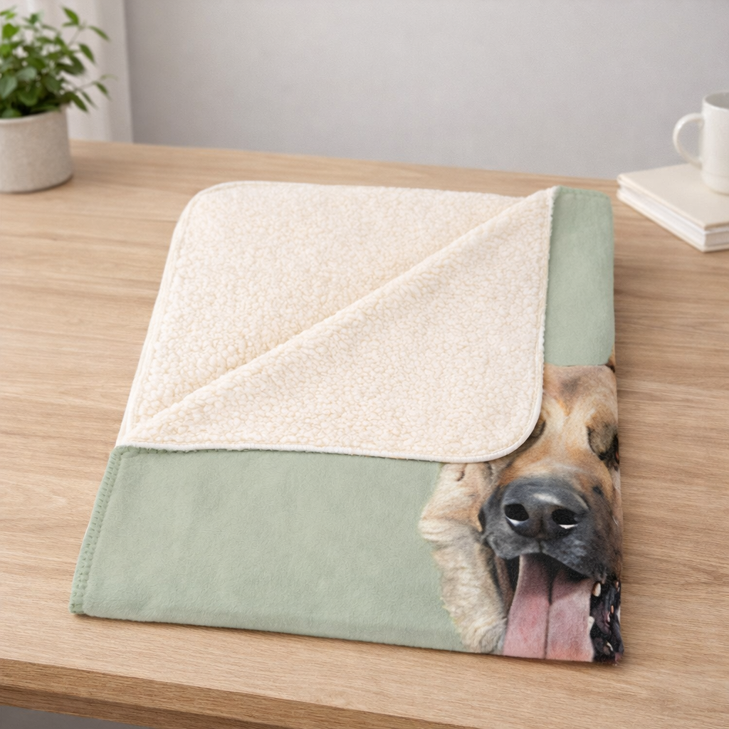 Custom German Shepherd Blanket – Turn Your Dog Into Art