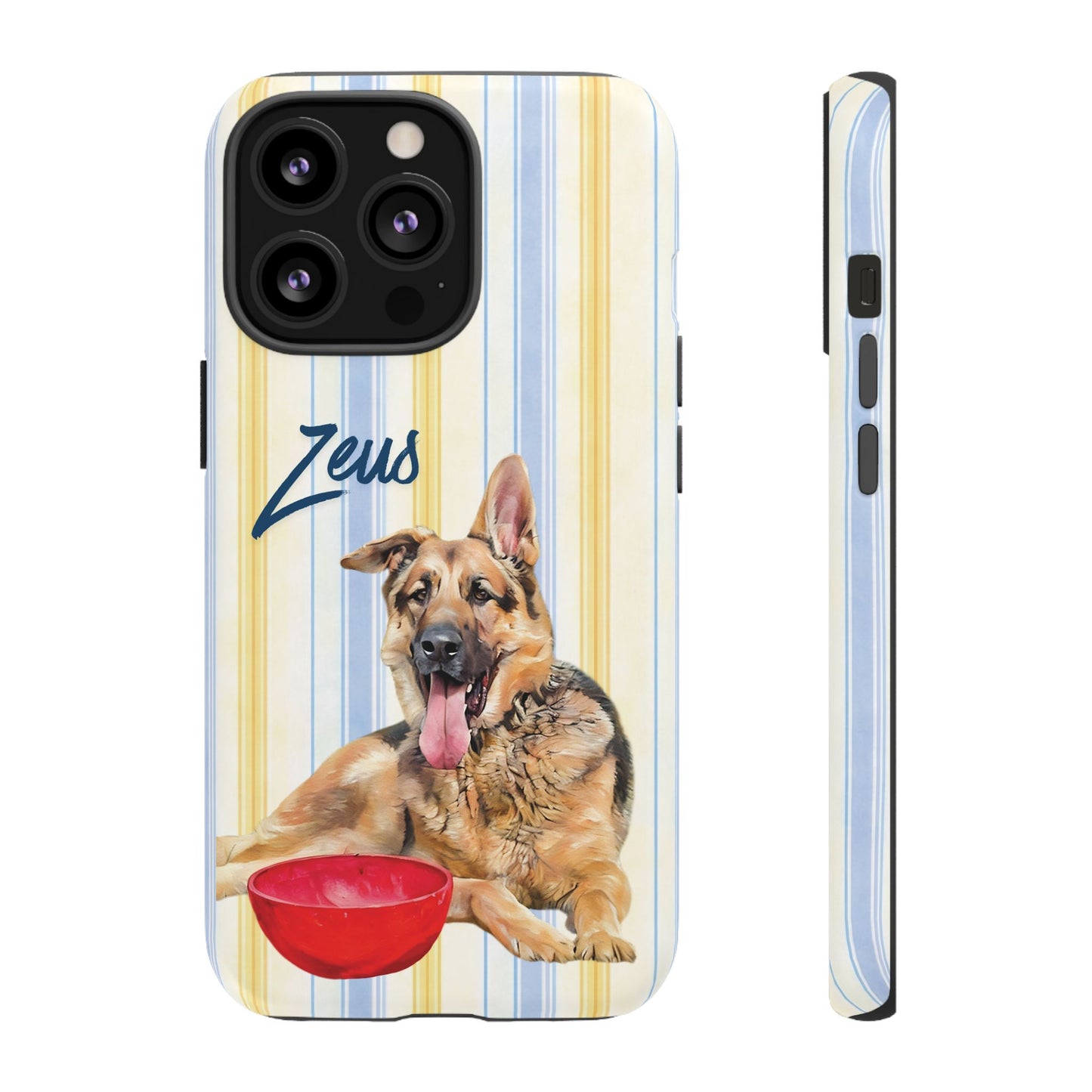 Your German Shepherd, Turned Into Art — On a Phone Case