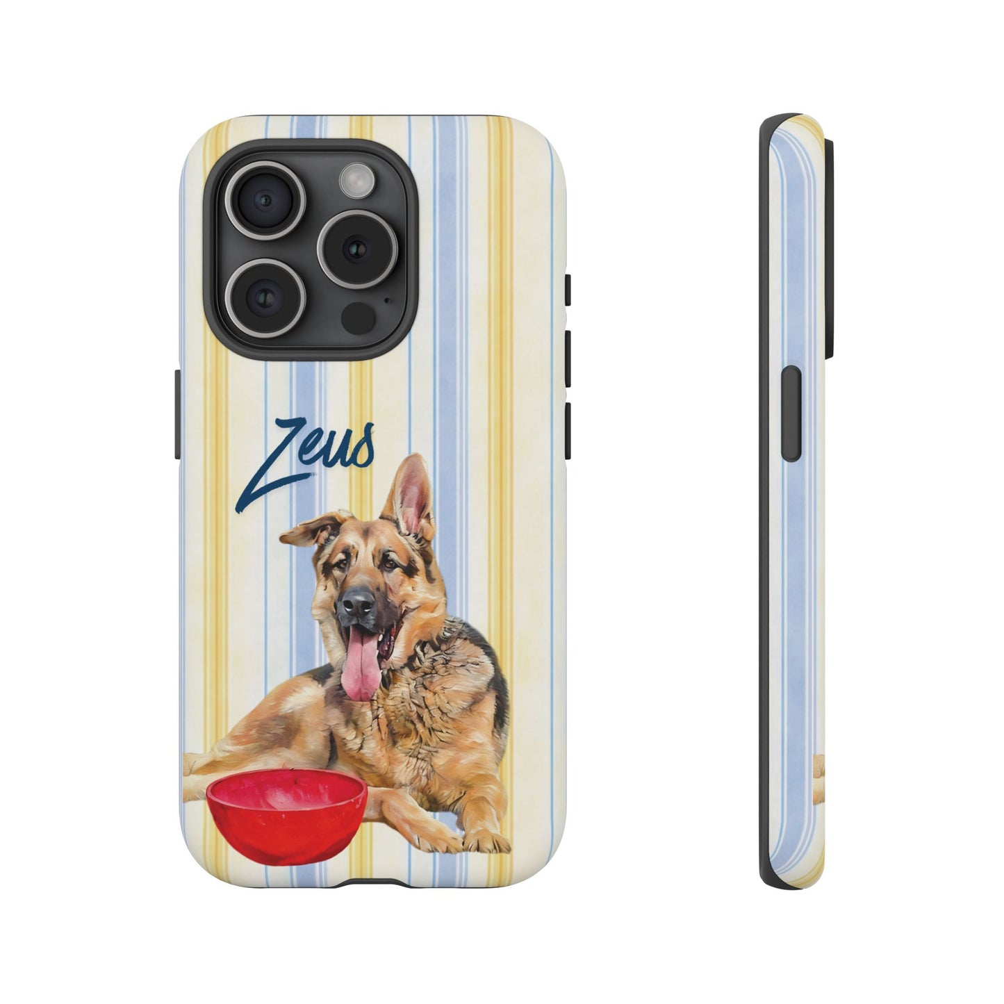 Your German Shepherd, Turned Into Art — On a Phone Case