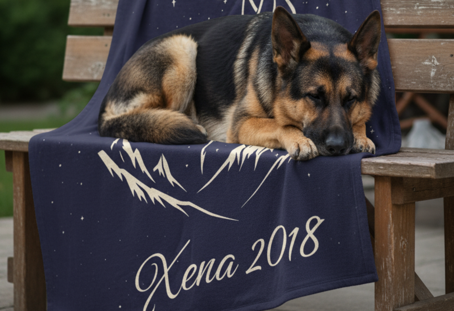 Under the Stars - Lightweight Name Blanket