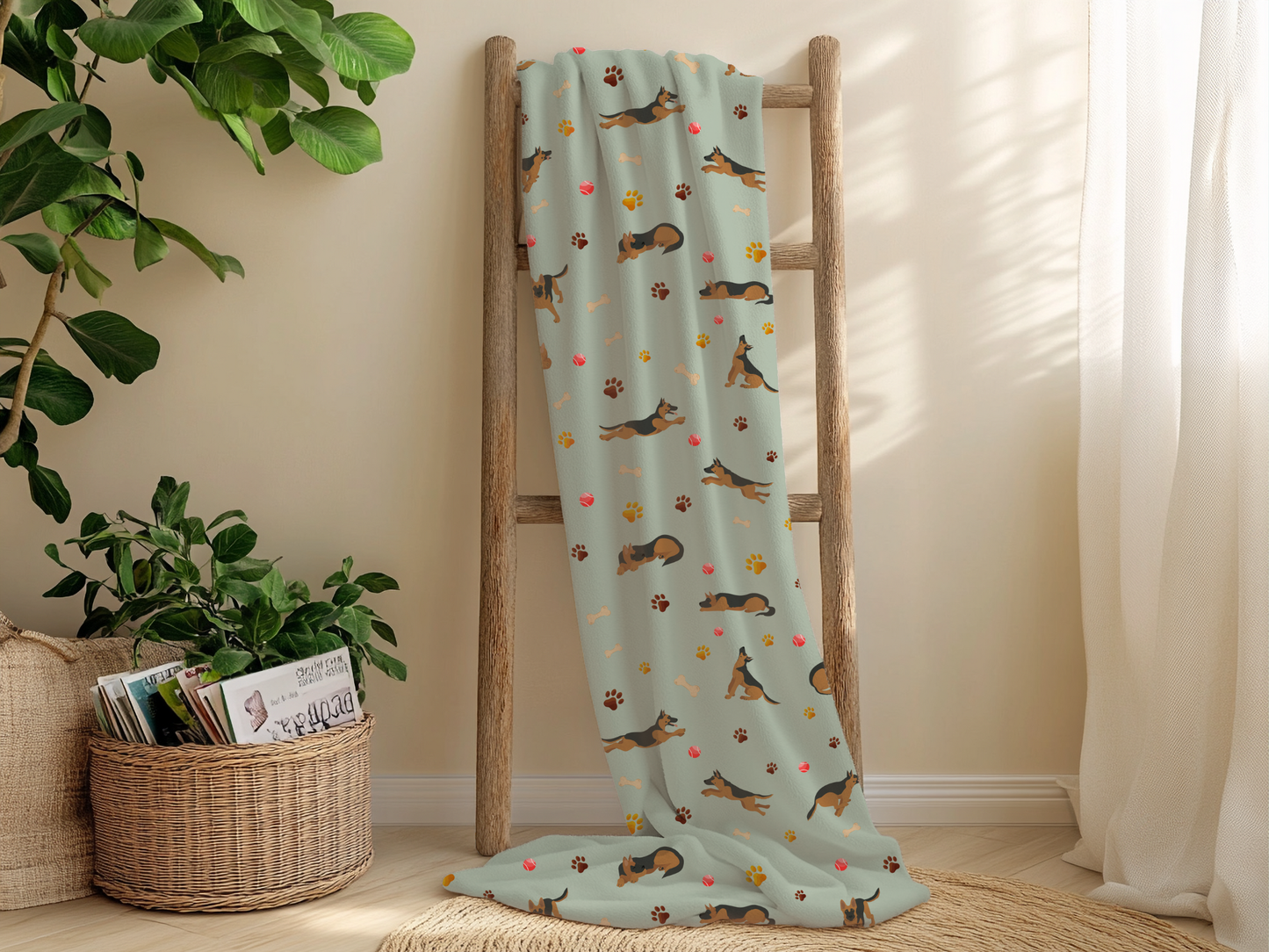 Playful Paws Sherpa Blanket