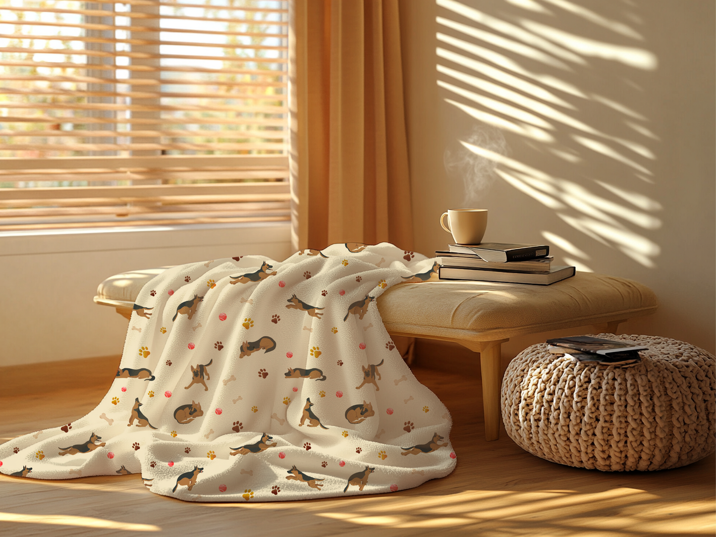 Playful Paws Sherpa Blanket