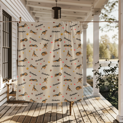 Playful Paws Sherpa Blanket